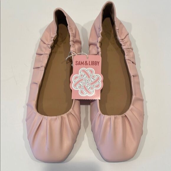 Sam & Libby Pink Flats - Picture 1 of 6